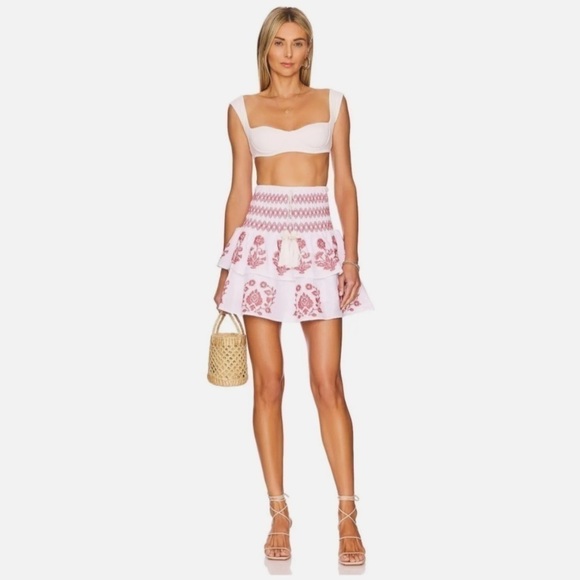 MILLY ESTEE CROSS STITCH EMBROIDERED
COLOR: HDX CORAL - Picture 3 of 16